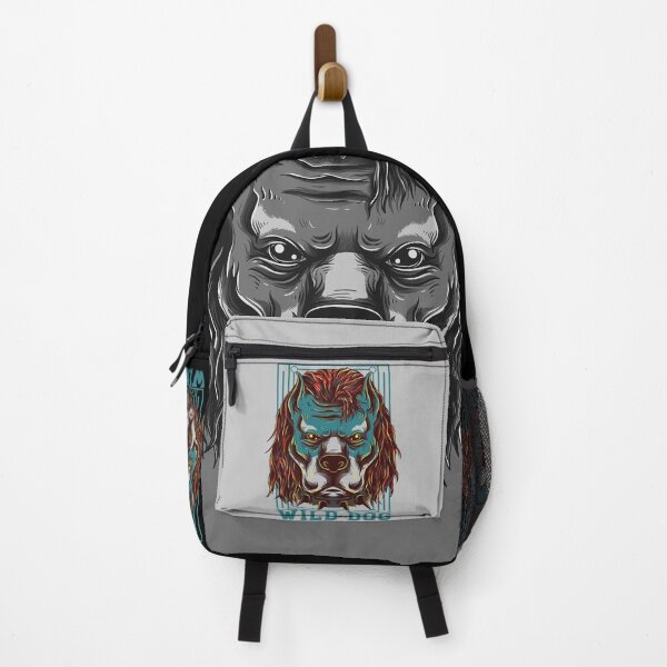 Item preview, ❗ WILD DOG Bulldog Rock Punk Design – Fierce Streetwear for Dog & Music Lovers! designed and sold by StickerAndLove.