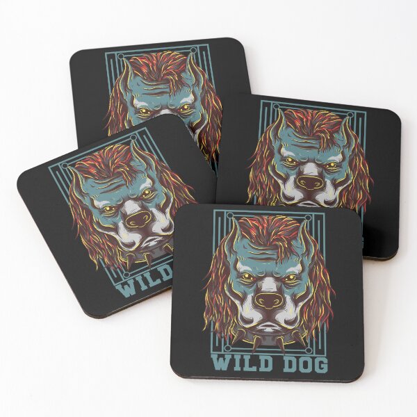 Item preview, ❗ WILD DOG Bulldog Rock Punk Design – Fierce Streetwear for Dog & Music Lovers! designed and sold by StickerAndLove.