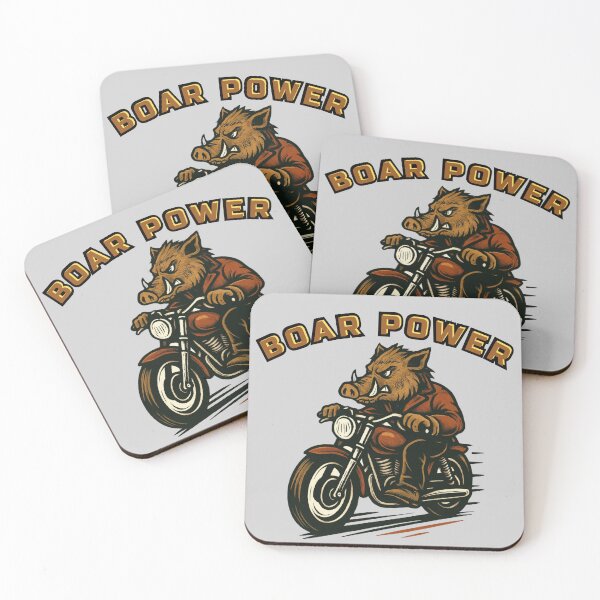 Item preview, Boar Power – Wild Hog Motorcycle Design designed and sold by DesignsByHania.
