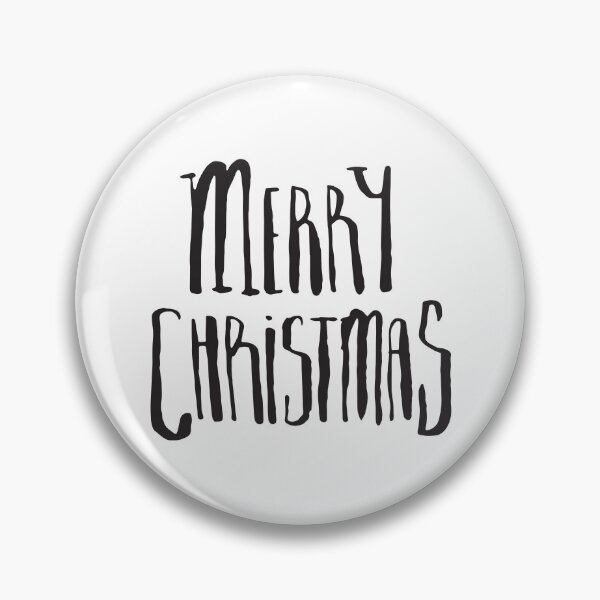 Item preview, Merry Christmas Hand lettering in black color designed and sold by Jdawnink.