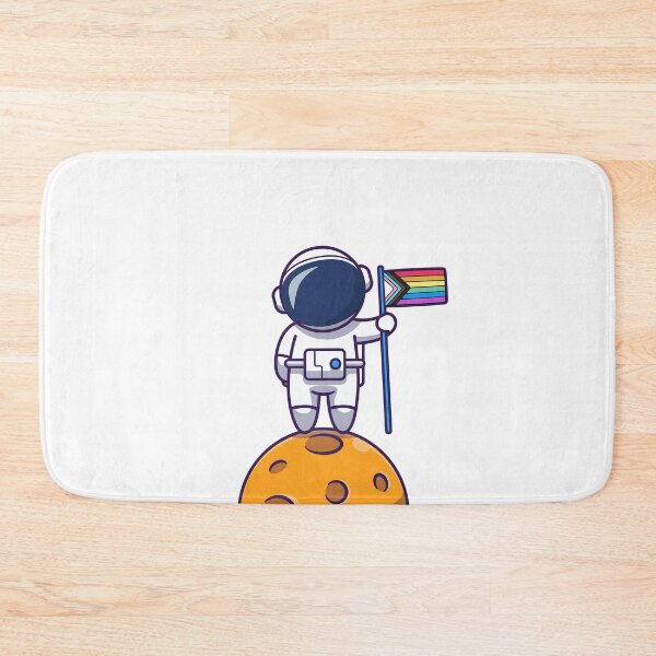 Item preview, Pride Flag Astronaut designed and sold by Caring Hearts.