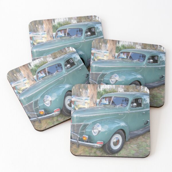 Item preview, 1940 Green Ford Deluxe Panel Truck X157 designed and sold by RichFrancoCars.