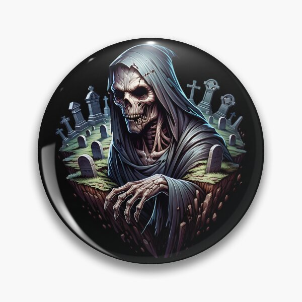 Artikelvorschau, Ein Ghul klettert aus den Gräbern am Friedhof. entworfen und verkauft von ReneMM.