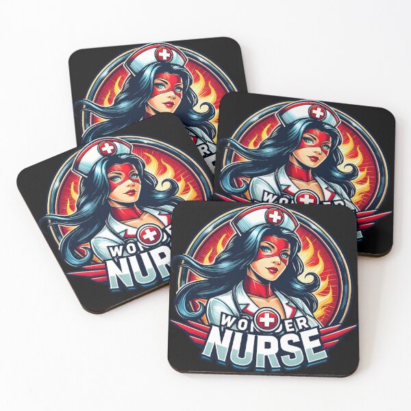 Item preview, Superhero Nurse | Strong & Brave Healthcare Warrior Art designed and sold by DrawHandArt.