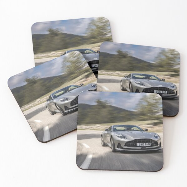 Item preview, Aston Martin DB12 2024 – Silver | Premium Photo Poster V designed and sold by AutoPopStudio.