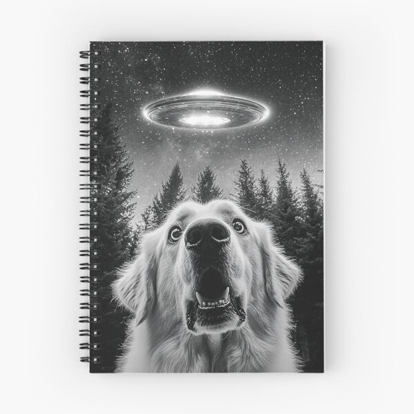 Item preview, Funny Great Pyrenees UFO selfie designed and sold by CompassandCrate.