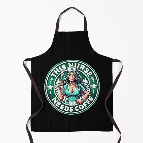 Item preview, Funny Coffee Nurse | Caffeine Lover Medical Humor Art designed and sold by DrawHandArt.