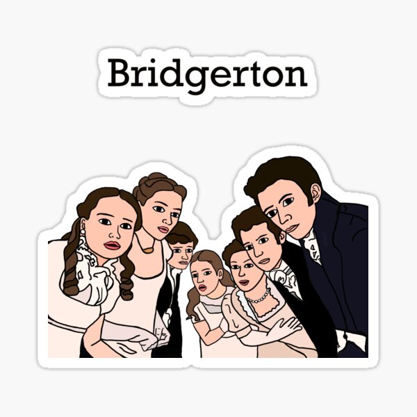 Aperçu de l'œuvre Personnages de la famille Bridgerton 2 créée et vendue par RosiesGallery.