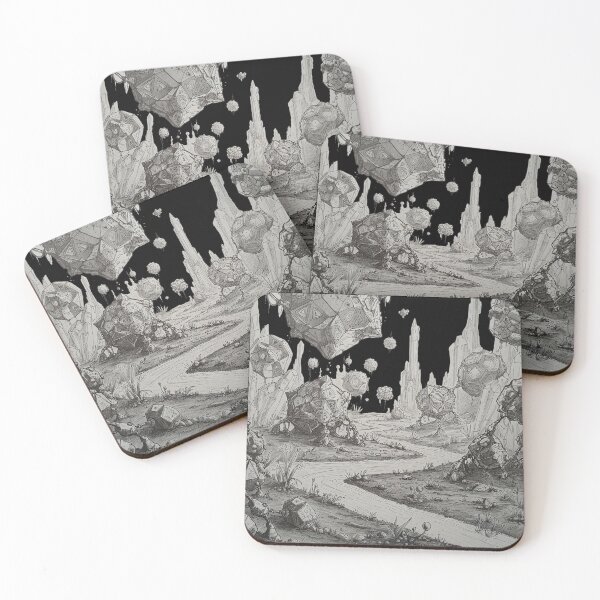 Item preview, Black & White River (Black background) designed and sold by NickN99.
