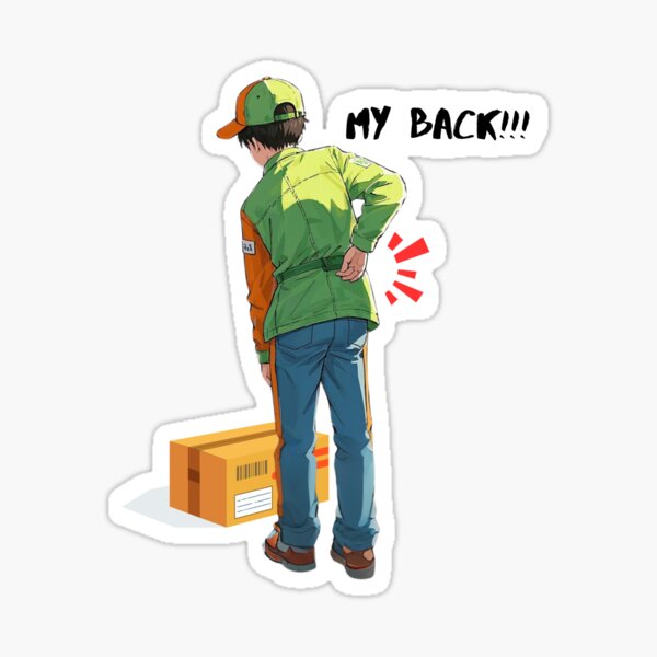 Item preview, Oh my back!!! designed and sold by Design By MSelextuna.