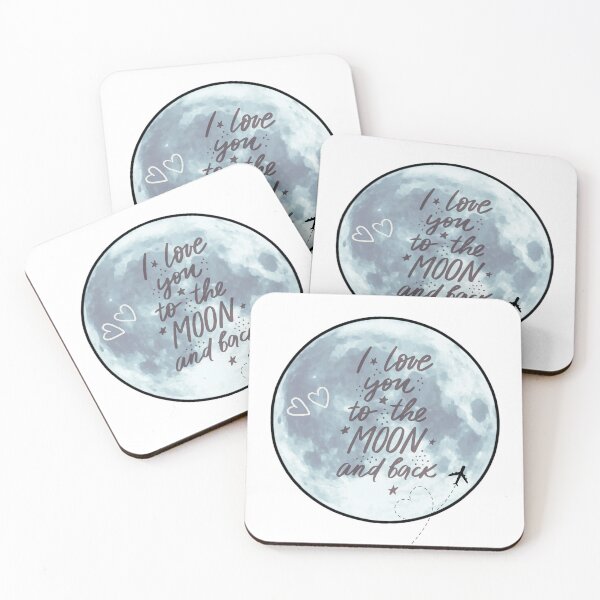 Item preview, I love you to the moon and back  designed and sold by ClickATee Store .