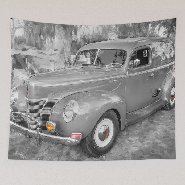 Item preview, 1940 Green Ford Deluxe Panel Truck X158 designed and sold by RichFrancoCars.