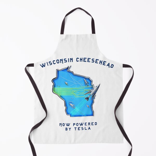 Item preview, Wisconsin Cheesehead Meets Tesla Tech designed and sold by AnnDesignStudio.