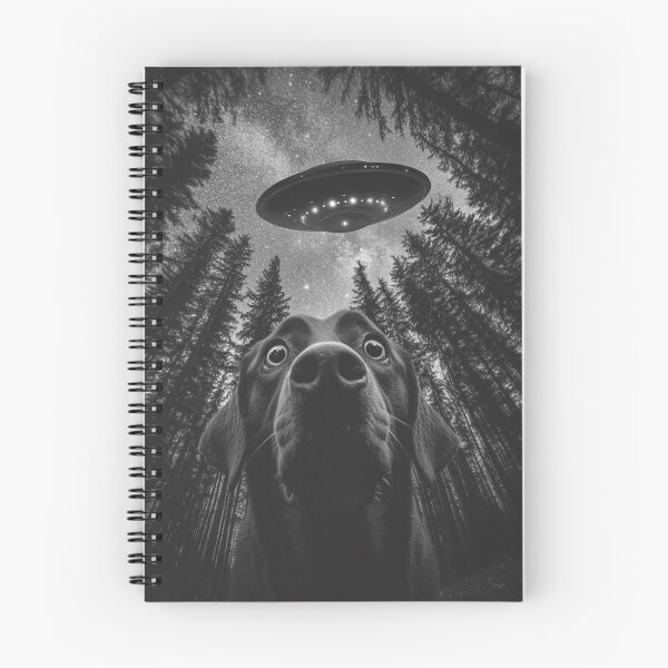 Item preview, Funny Black Lab UFO selfie designed and sold by CompassandCrate.