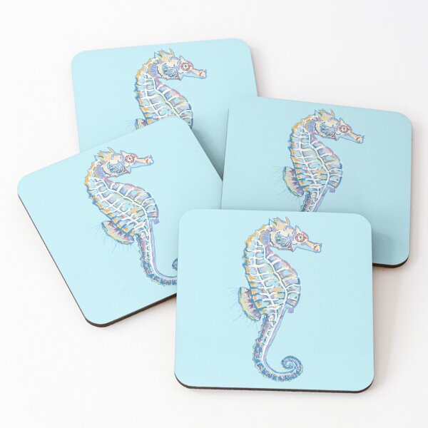 Item preview, Seahorse Watercolor designed and sold by BlueCava.