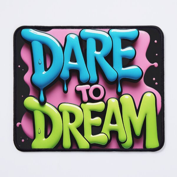 Item preview, Motivational Neon Slime Style “Dare to Dream” Quote designed and sold by M22--.