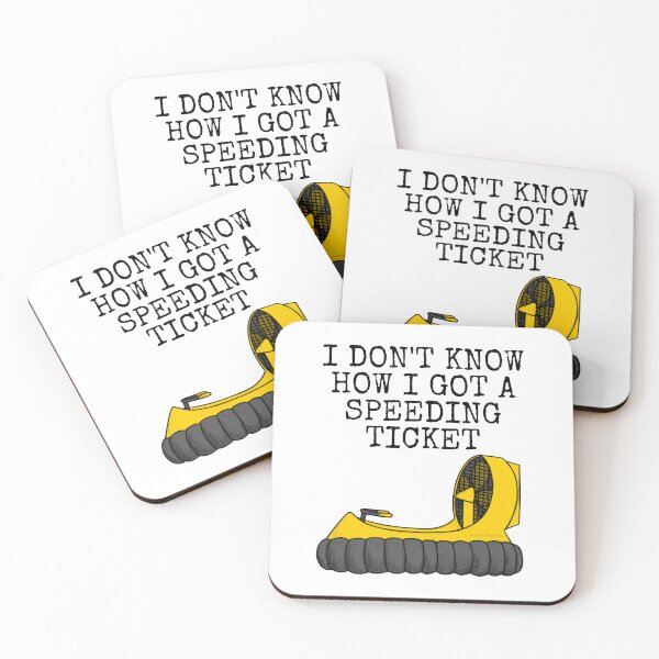 Item preview, Hovercraft, Speeding Ticket Funny designed and sold by doodlerob.