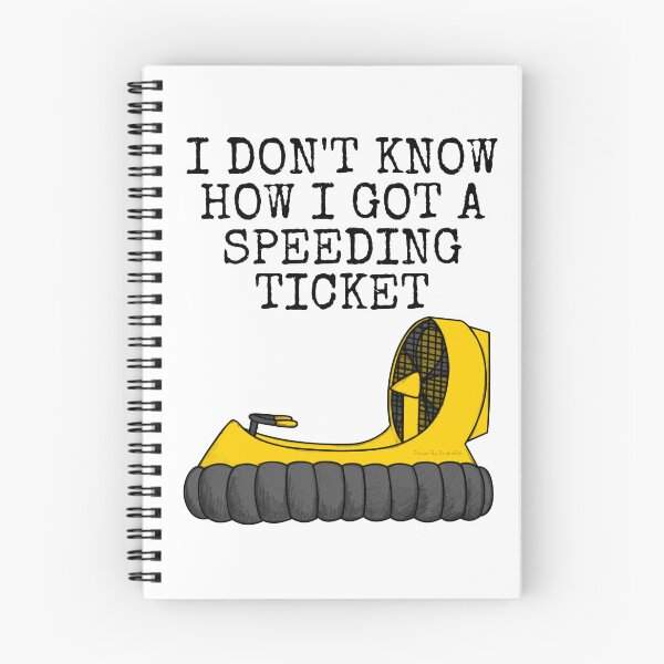 Item preview, Hovercraft, Speeding Ticket Funny designed and sold by doodlerob.
