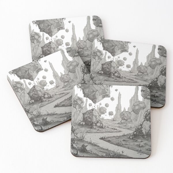 Item preview, Black & White River (White background) designed and sold by NickN99.