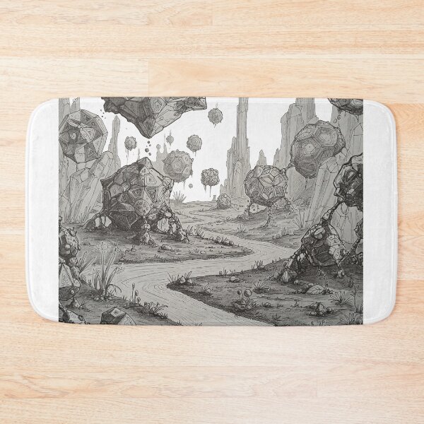 Item preview, Black & White River (White background) designed and sold by NickN99.