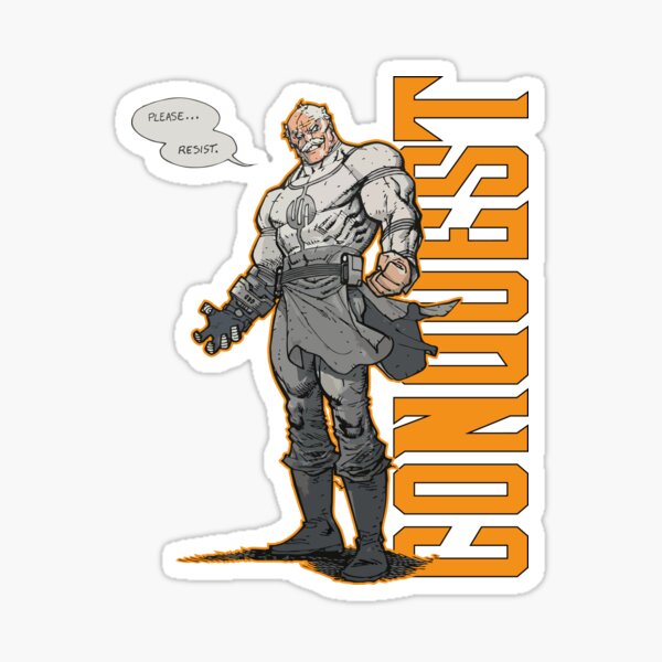 Conquest: Invincible Character Design Sticker