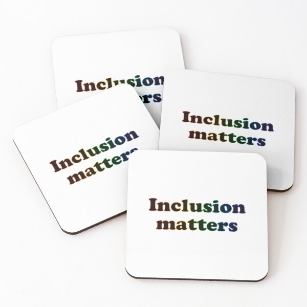 Item preview, Inclusion matters - rainbow designed and sold by Inspirationmotivation.