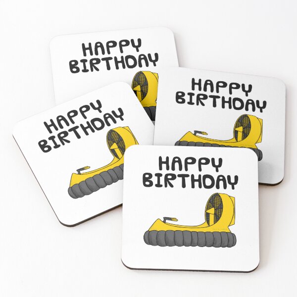 Item preview, Hovercraft Happy Birthday designed and sold by doodlerob.