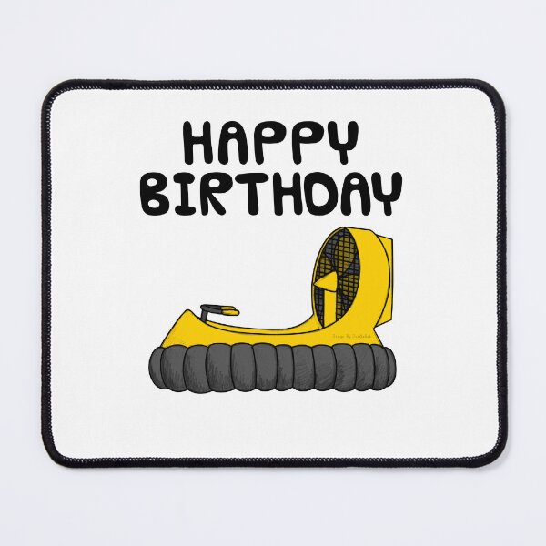 Item preview, Hovercraft Happy Birthday designed and sold by doodlerob.