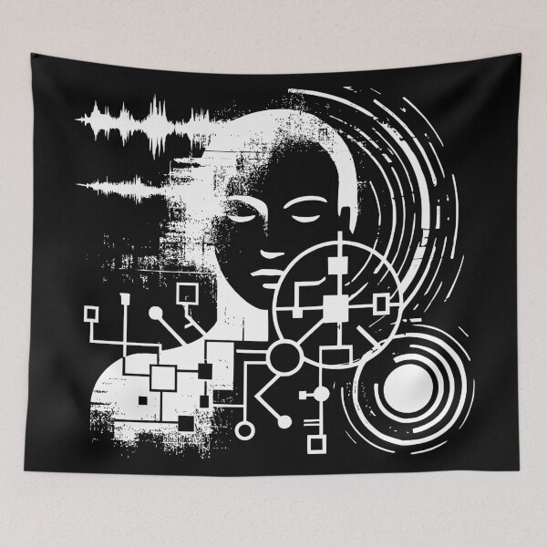Item preview, Echo of the Subnet Monk designed and sold by blackmonolith.