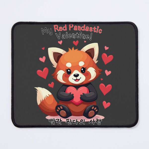 Item preview, My Red Pandastic Valentine - Korean "The Love of the Red Panda" designed and sold by mycreastyle.