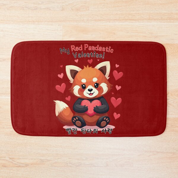 Item preview, My Red Pandastic Valentine - Korean "The Love of the Red Panda" designed and sold by mycreastyle.