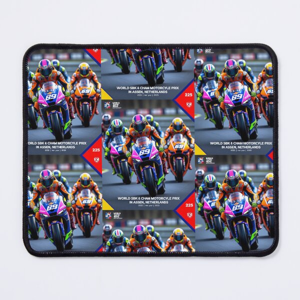 Item preview, World SBK 2025 Assen Netherlands Motorcycle Racing Frame designed and sold by Moto Graphix.
