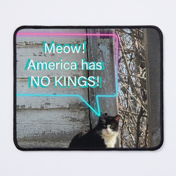 Item preview, MEOW! America has no kings  designed and sold by Wolfcreek1.