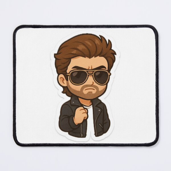 Item preview, Chibi George Michael Faith Sticker designed and sold by NotoriousDaman.
