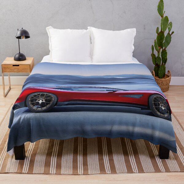 Item preview, Red Aston Martin Vanquish – Luxury in Motion Poster III designed and sold by AutoPopStudio.