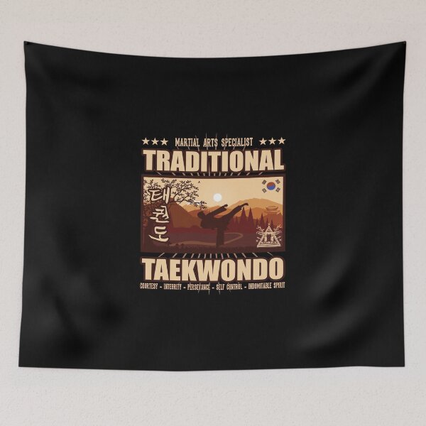 Item preview, Traditional Taekwondo – Korean Landscape Design designed and sold by RetroMaritalArt.