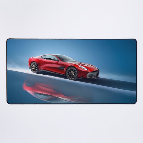 Item preview, Red Aston Martin Vanquish – Luxury in Motion Poster IV designed and sold by AutoPopStudio.