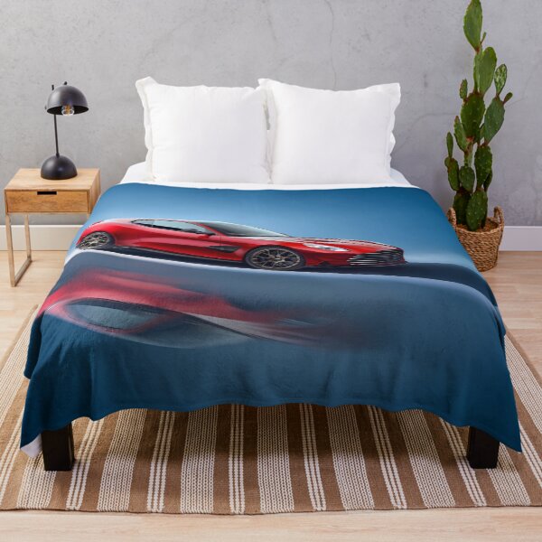 Item preview, Red Aston Martin Vanquish – Luxury in Motion Poster IV designed and sold by AutoPopStudio.