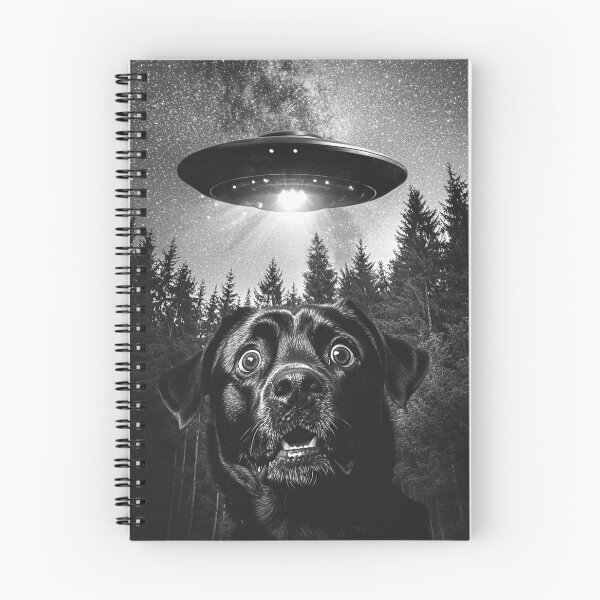 Item preview, Funny Rottweiler UFO selfie designed and sold by CompassandCrate.
