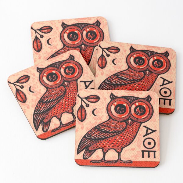 Item preview, Athena Owl Symbol designed and sold by ViaARTfactory.