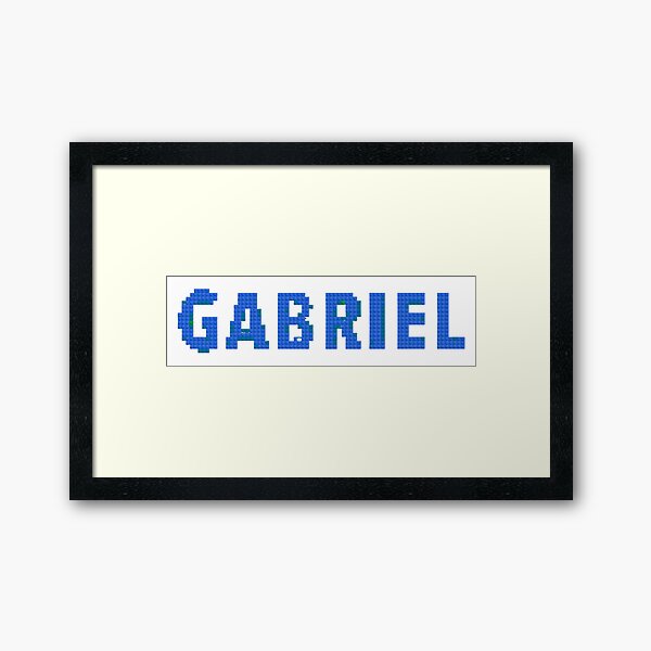 Aperçu de l'œuvre GABRIEL bleu créée et vendue par dekoAnnART.