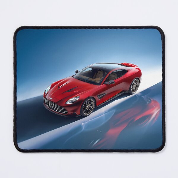 Item preview, Red Aston Martin Vanquish – Luxury in Motion Poster V designed and sold by AutoPopStudio.