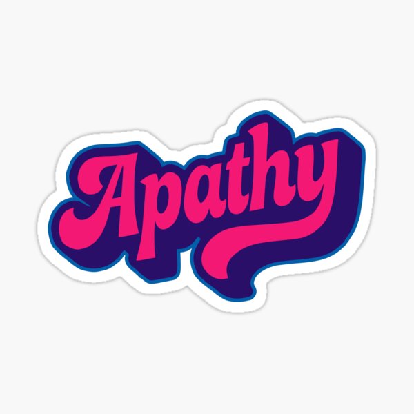 Item preview, Apathy designed and sold by Discontent Designs.