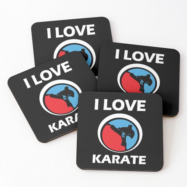 Item preview, I Love Karate – Perfect design for karateka and martial arts fans designed and sold by RetroMaritalArt.