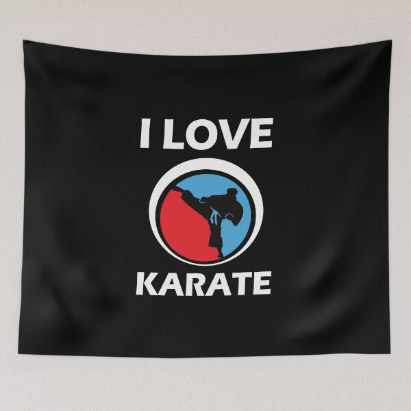 Item preview, I Love Karate – Perfect design for karateka and martial arts fans designed and sold by RetroMaritalArt.