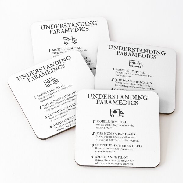 Item preview, UNDERSTANDING PARAMEDICS – Funny EMS Definitions designed and sold by PsyFlow35.