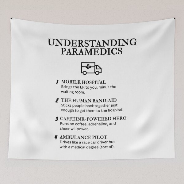 Item preview, UNDERSTANDING PARAMEDICS – Funny EMS Definitions designed and sold by PsyFlow35.
