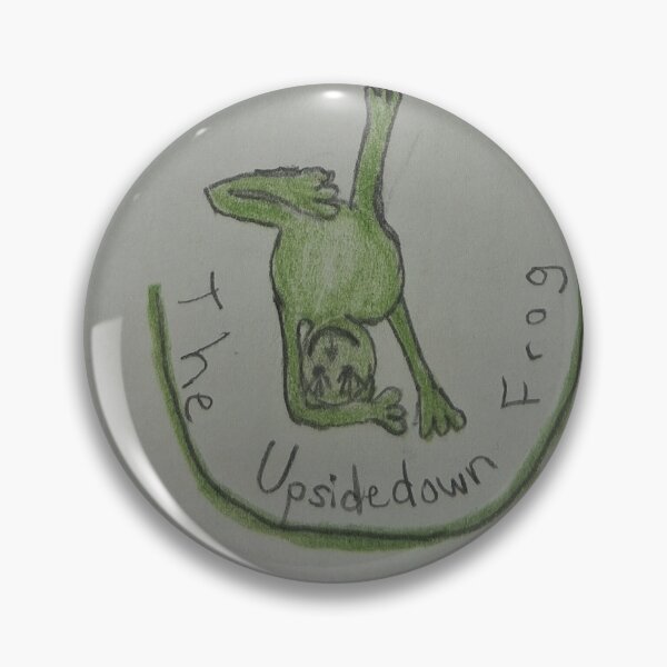 Item preview, The Upside Down Frog designed and sold by ArtbyAmandaM.