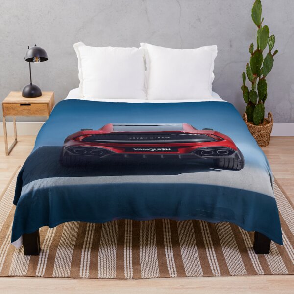 Item preview, Red Aston Martin Vanquish – Luxury in Motion Poster VIII designed and sold by AutoPopStudio.