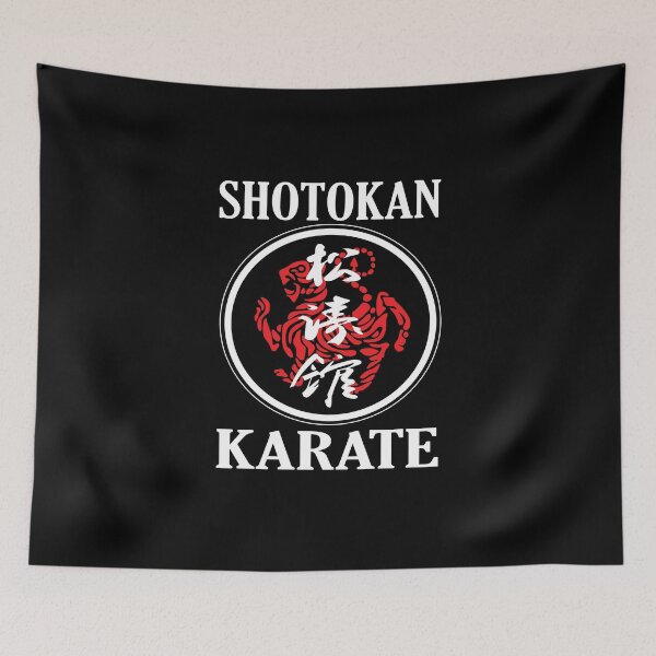 Item preview, Shotokan Karate Tiger and Kanji Design – The Way of Strong Techniques designed and sold by RetroMaritalArt.